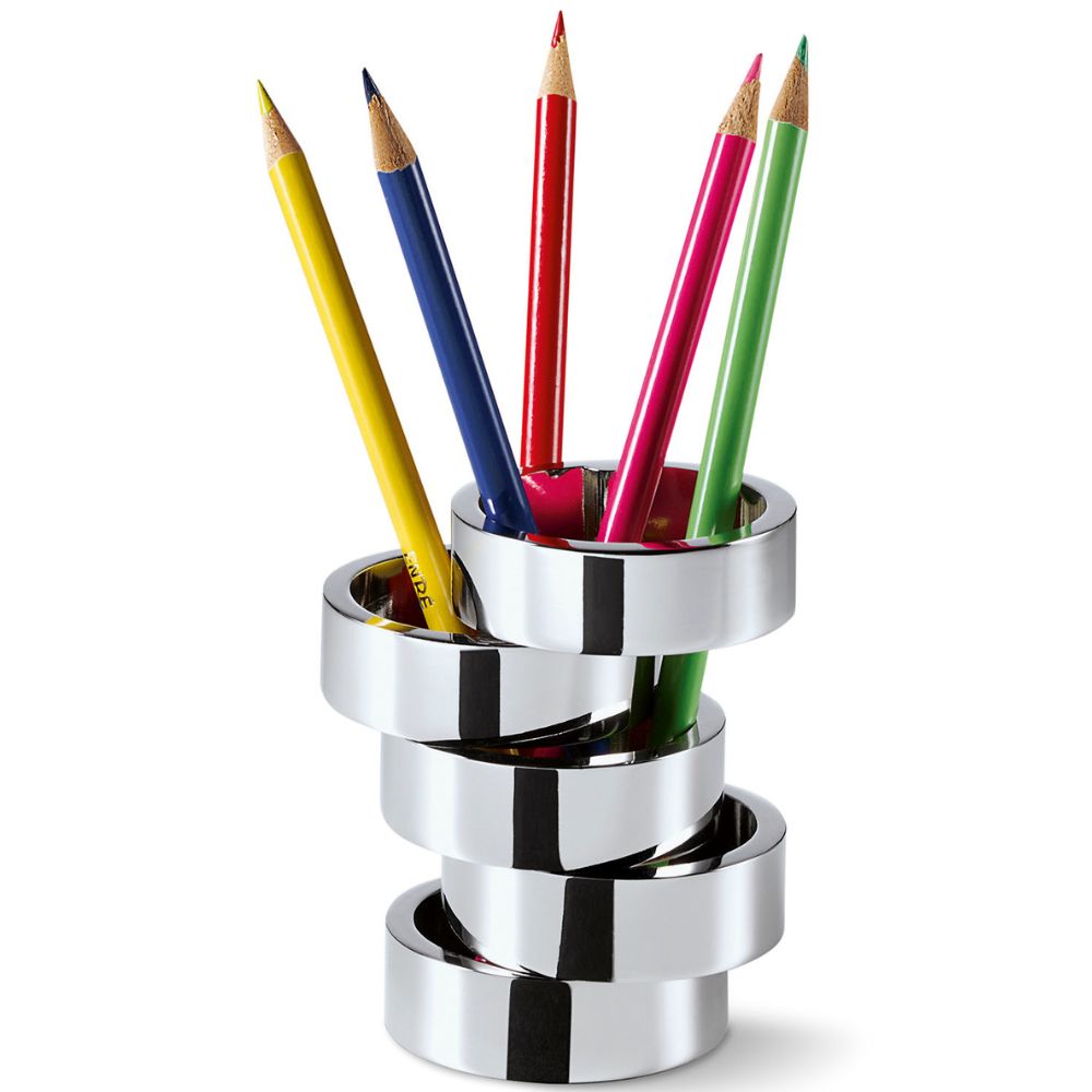 Pennhållare ROTONDO 10 cm, silver, Philippi