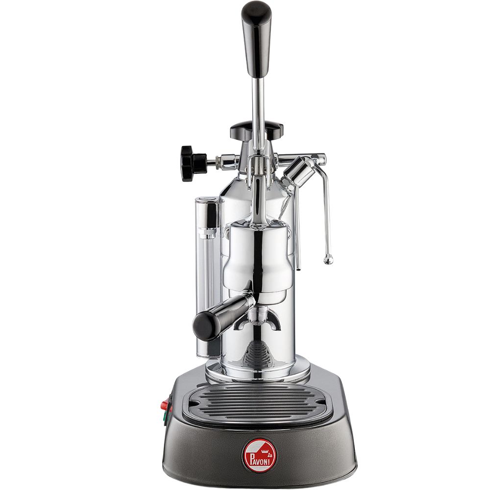 Kaffemaskin med spak EUROPICCOLA BASE silver, La Pavoni