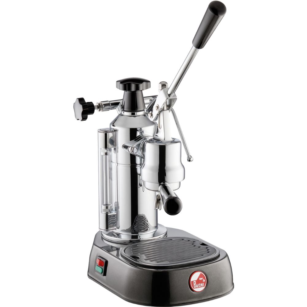 Kaffemaskin med spak EUROPICCOLA BASE silver, La Pavoni