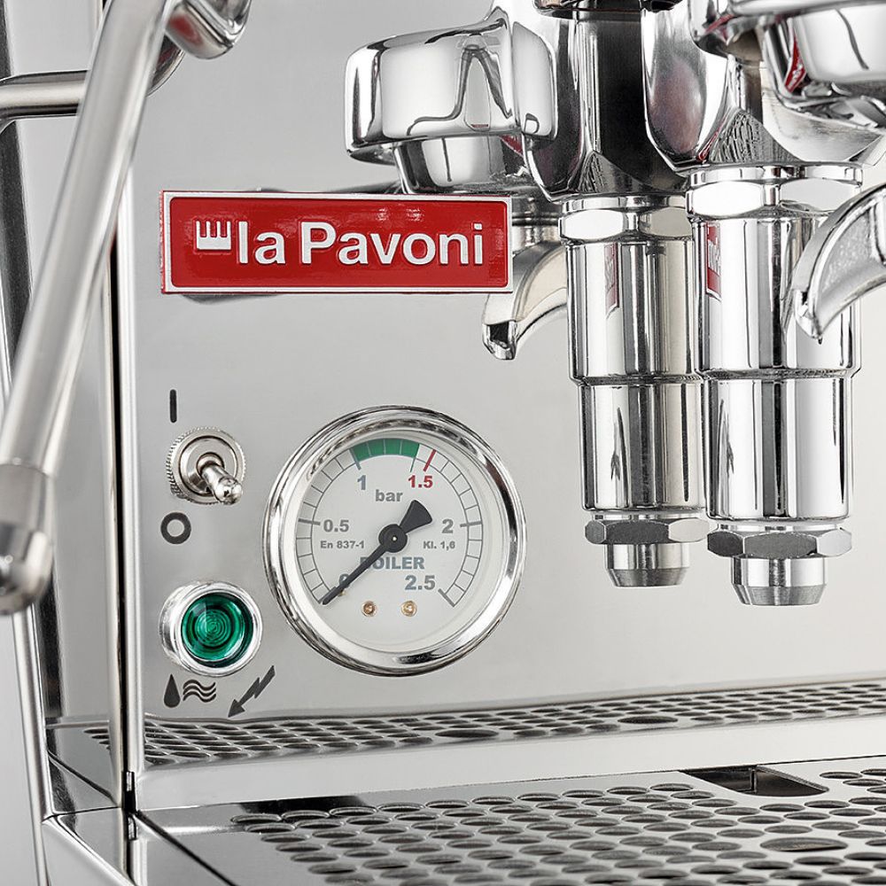 Semiprofessionell kaffemaskin BOTTICELLI PREMIUM, silver, La Pavoni