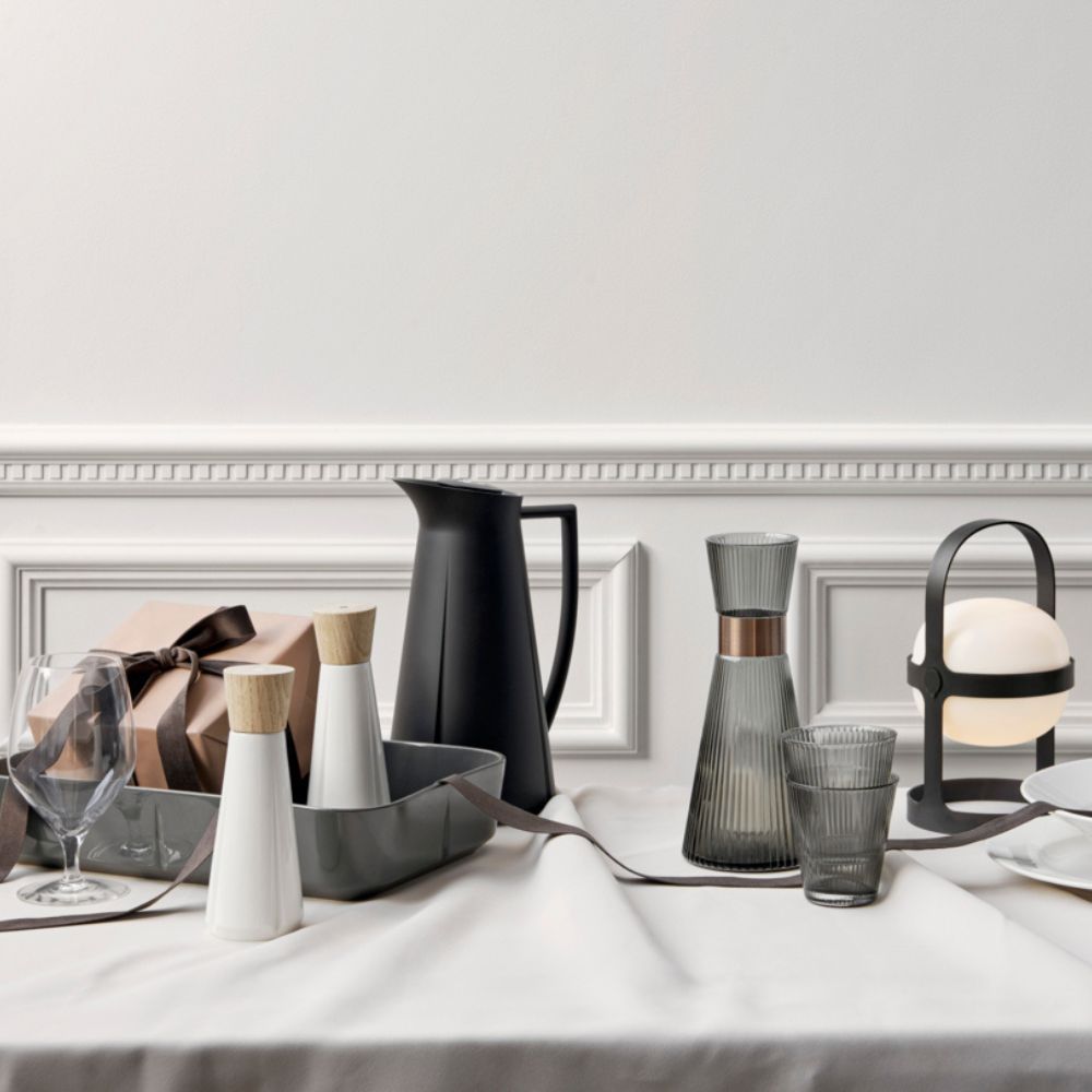 Vattenglas NOUVEAU, set i 4 delar, 260 ml, rök, Rosendahl