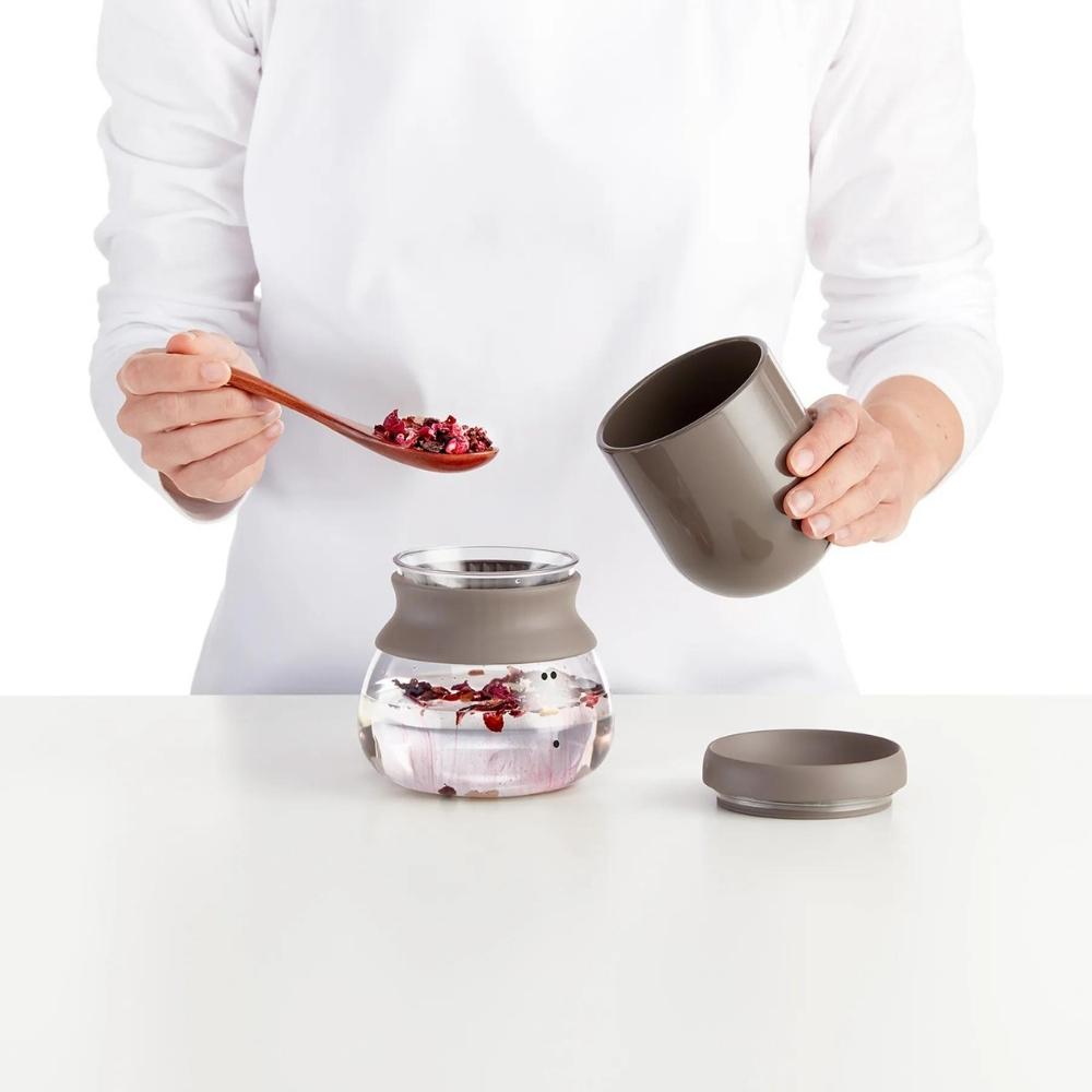 Teservis CALM TEA RITUAL, 5 st, brun, Lékué