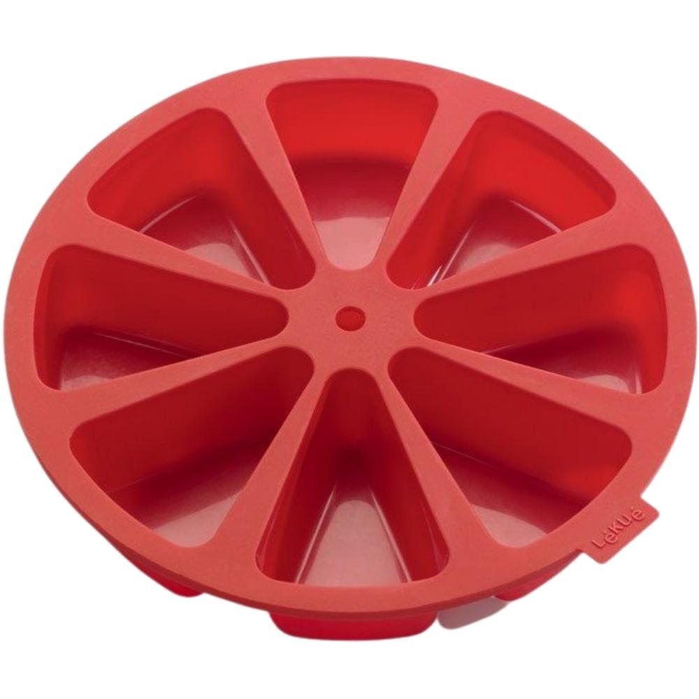 Tårtform i portioner, 26,5 cm, röd, silikon, Lékué