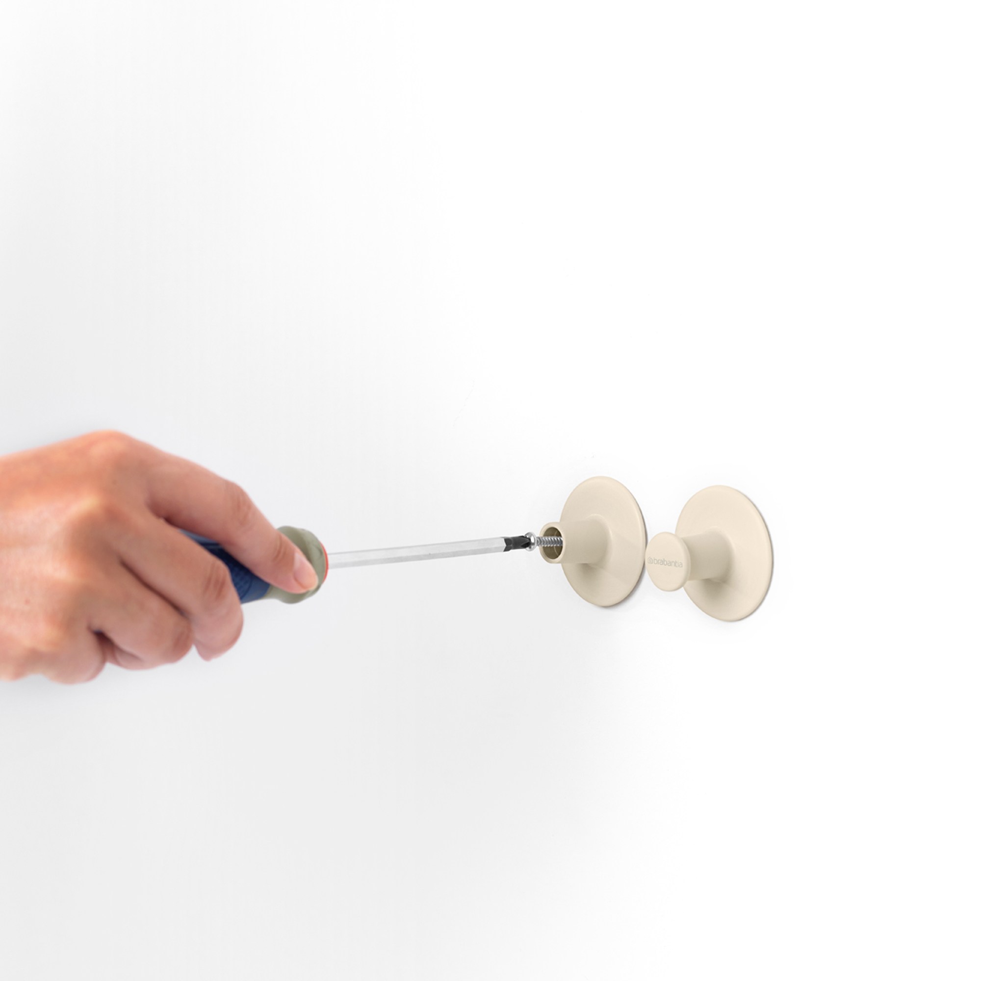 Handdukskrok RENEW, set i 2 delar, mjuk beige, Brabantia