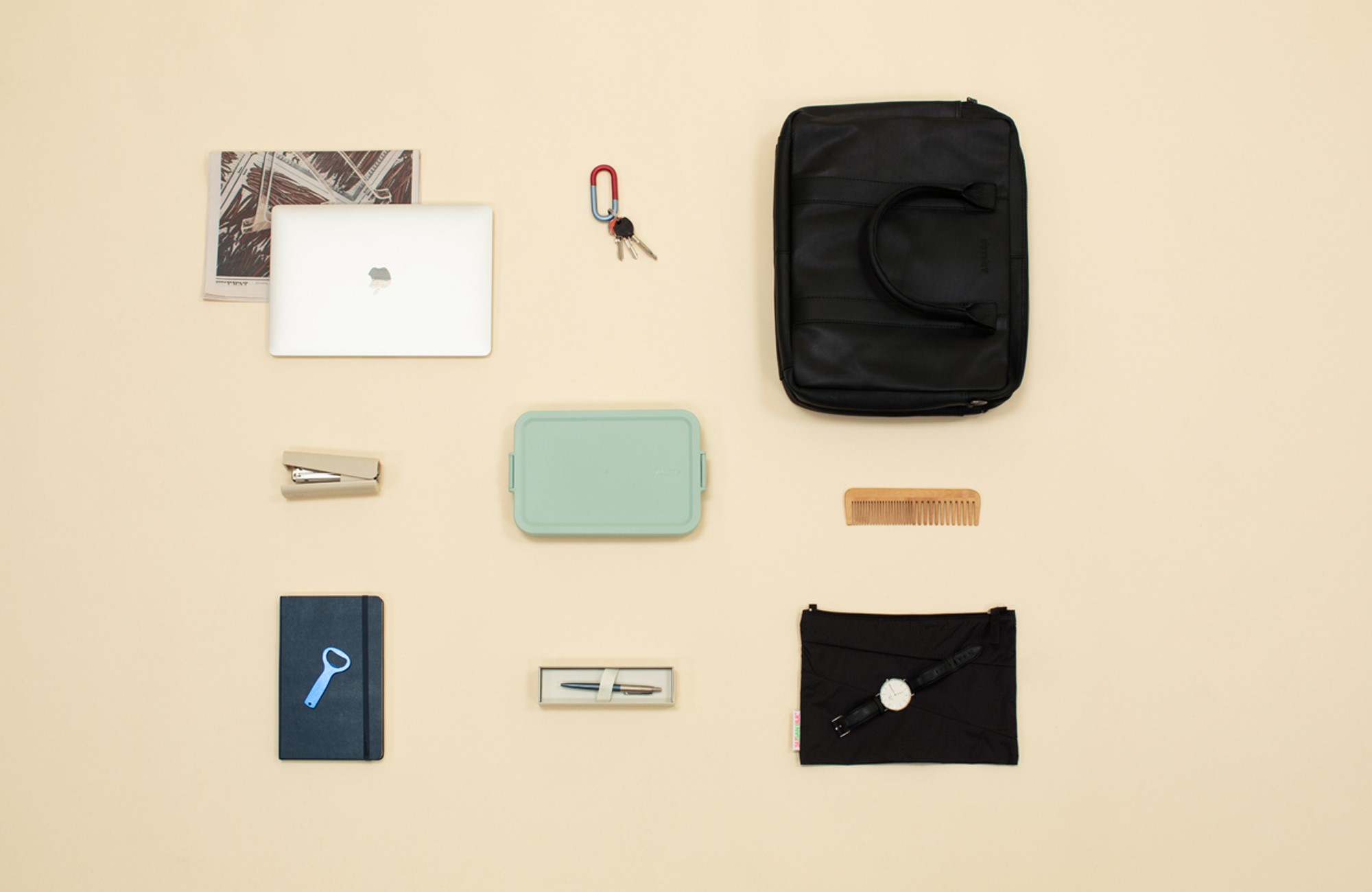 Lunchbox MAKE & TAKE, jade grön, plast, Brabantia