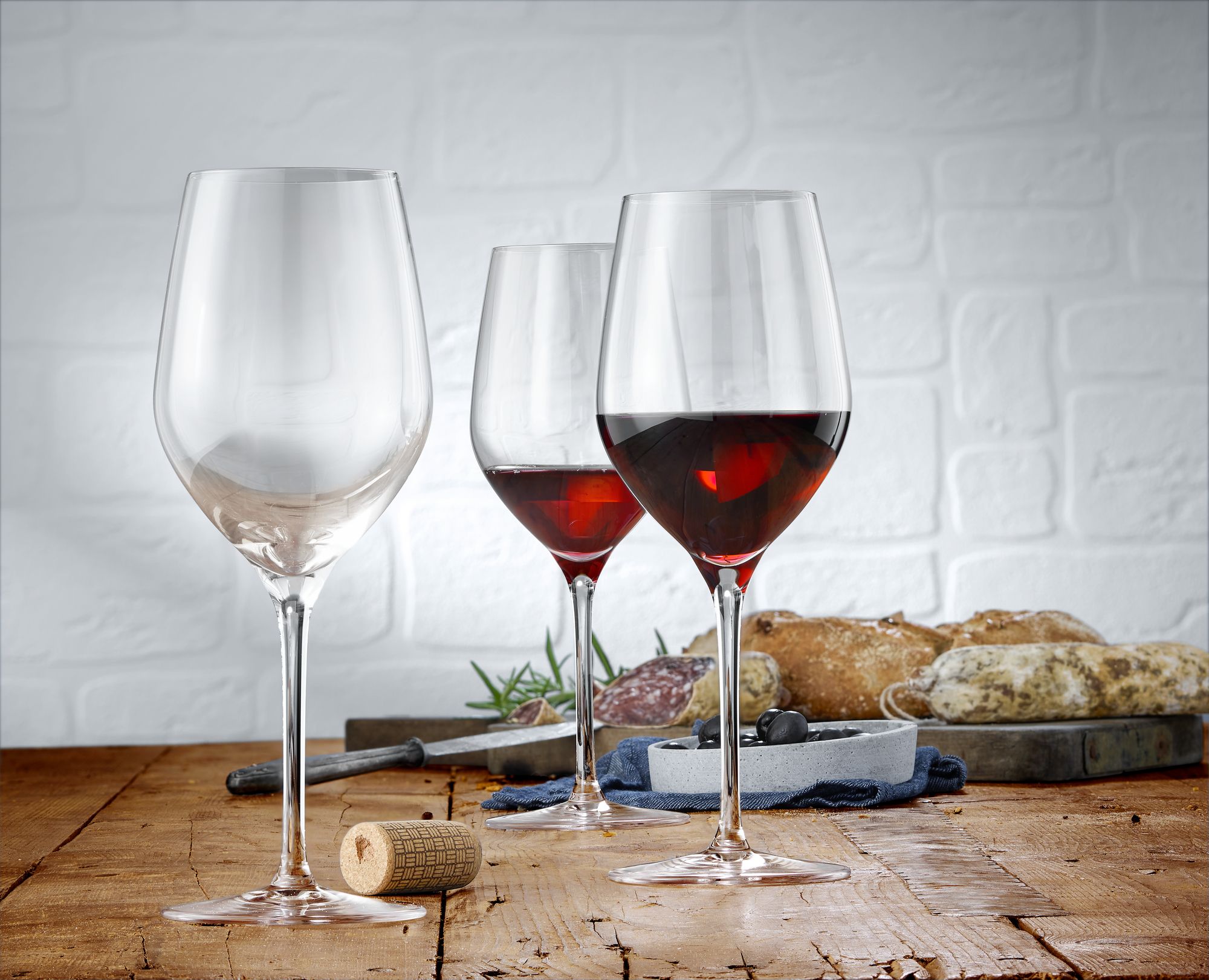 Rödvinsglas EASY PLUS, set i 6 delar, 450 ml, WMF