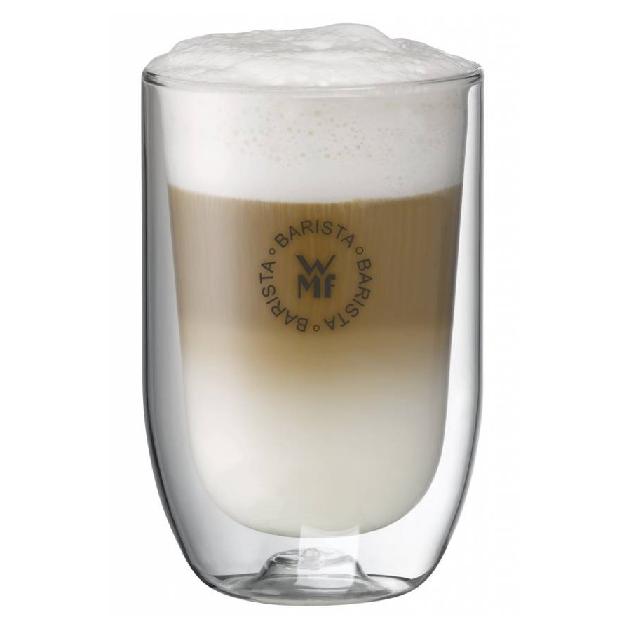 Latte macchiato glas BARISTA, set i 2 delar, dubbelväggig, WMF