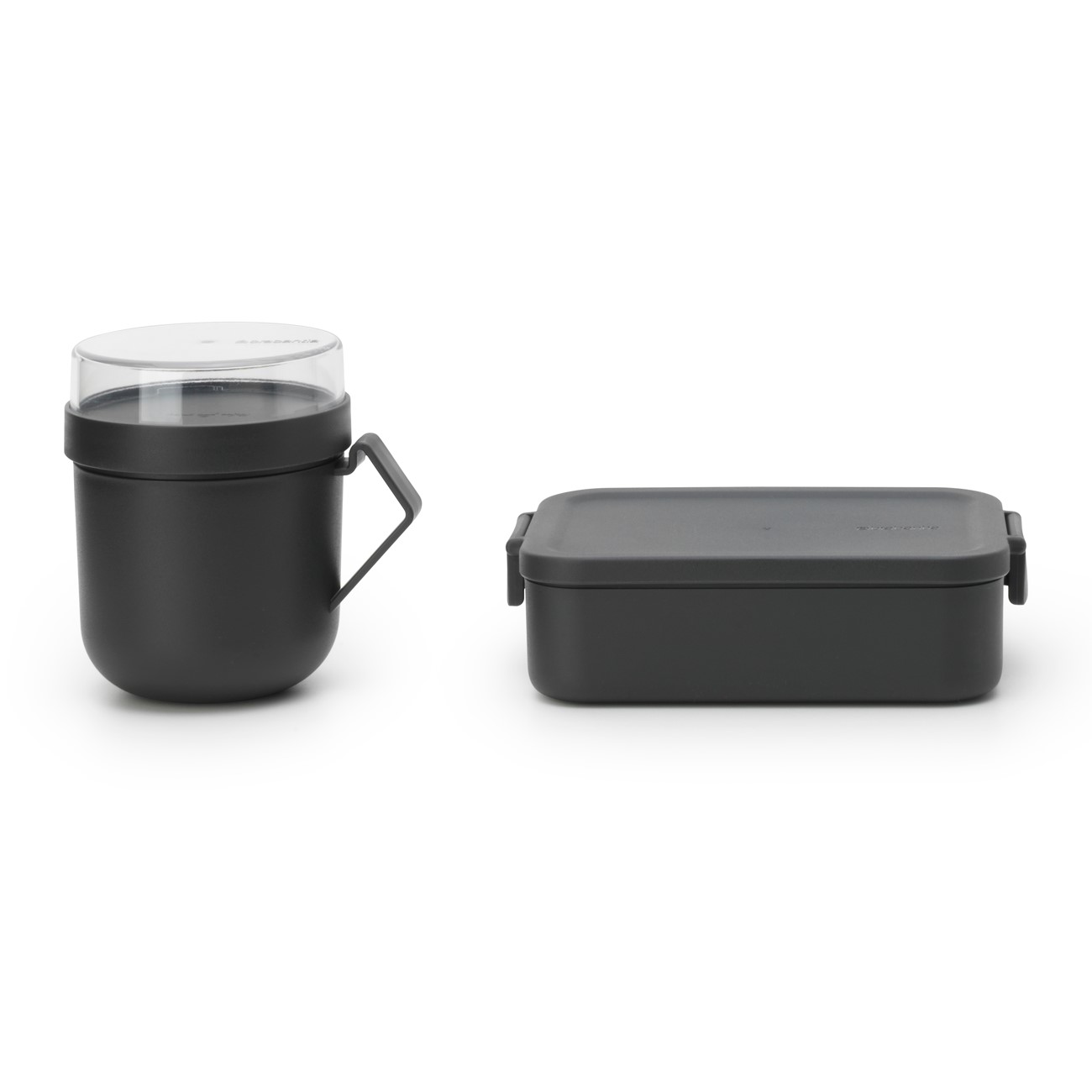 Matlåda och lunchburk i set MAKE & TAKE mörkgrå, Brabantia