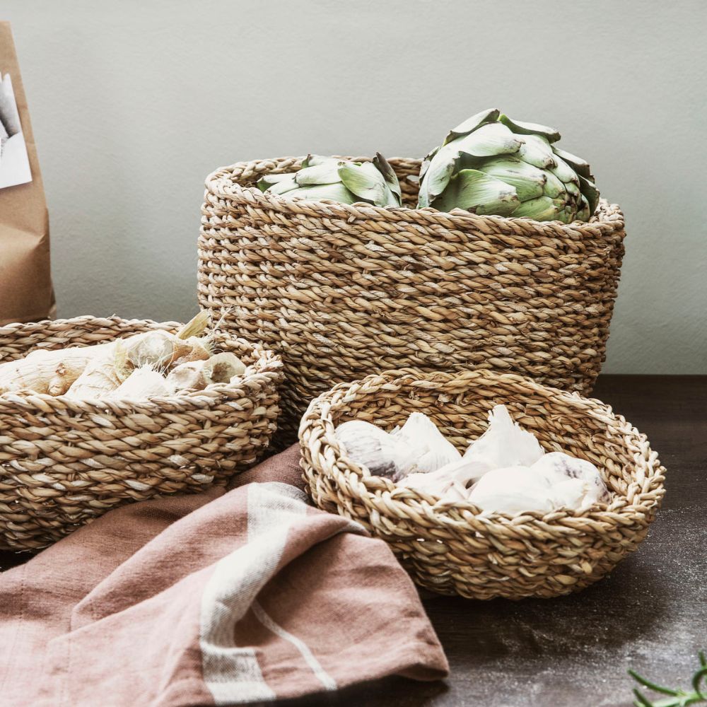 Brödkorg BREAD, set i 2 delar, sjögräs, Nicolas Vahé