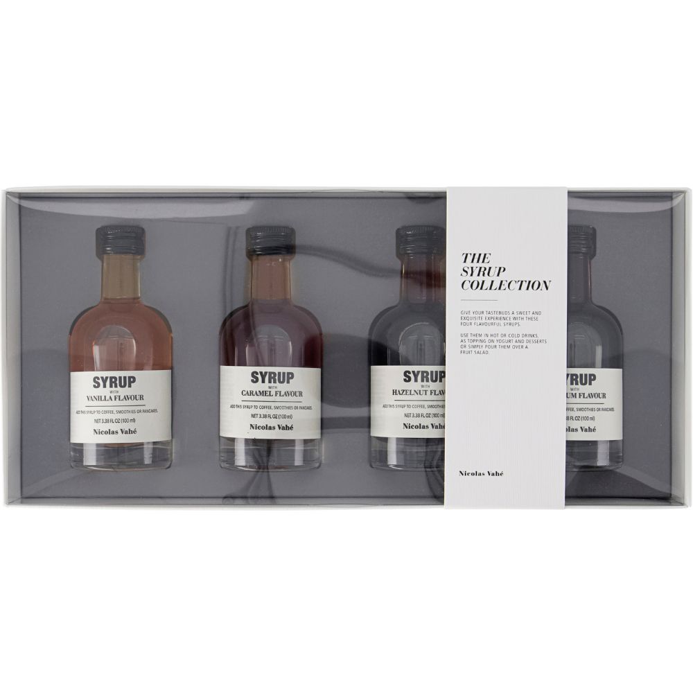 Sirapsset i presentförpackning 4 x 100 ml, Nicolas Vahé