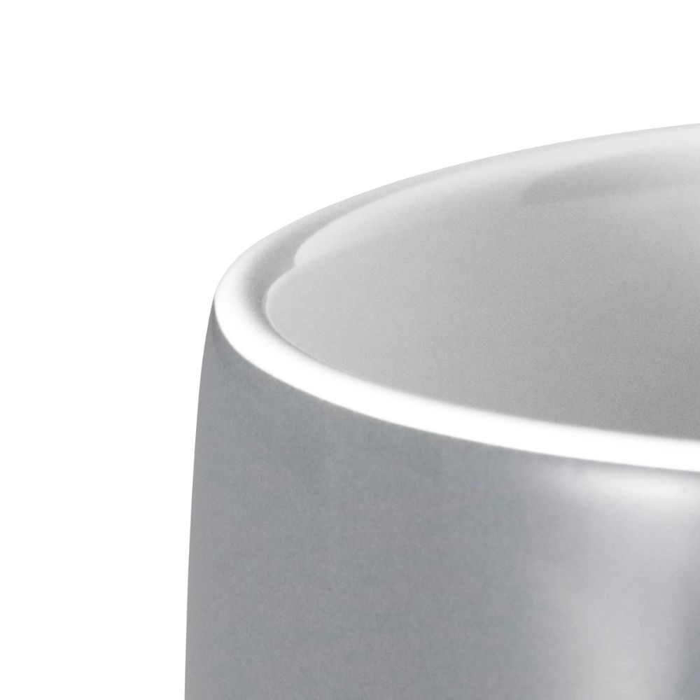 Tekopp ISABELLA, set i 4 delar, 250 ml, grå, Viva Scandinavia