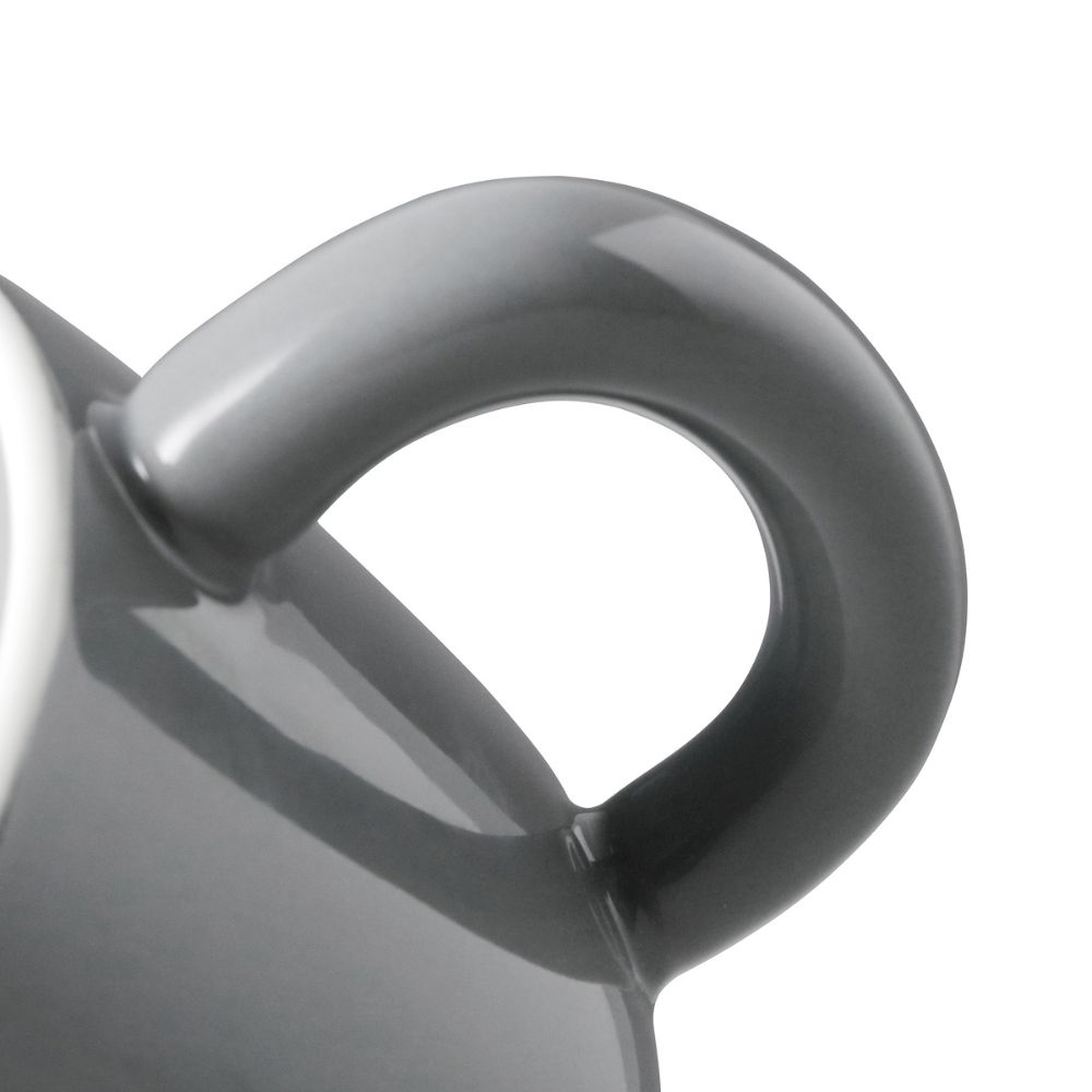 Tekopp ISABELLA, set i 4 delar, 250 ml, grå, Viva Scandinavia