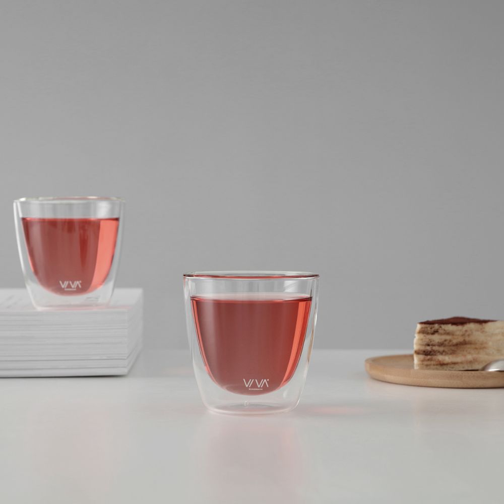 Teglas LAUREN, set i 2 delar, 220 ml, dubbelväggig, Viva Scandinavia