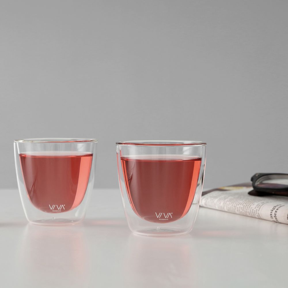Teglas LAUREN, set i 2 delar, 220 ml, dubbelväggig, Viva Scandinavia