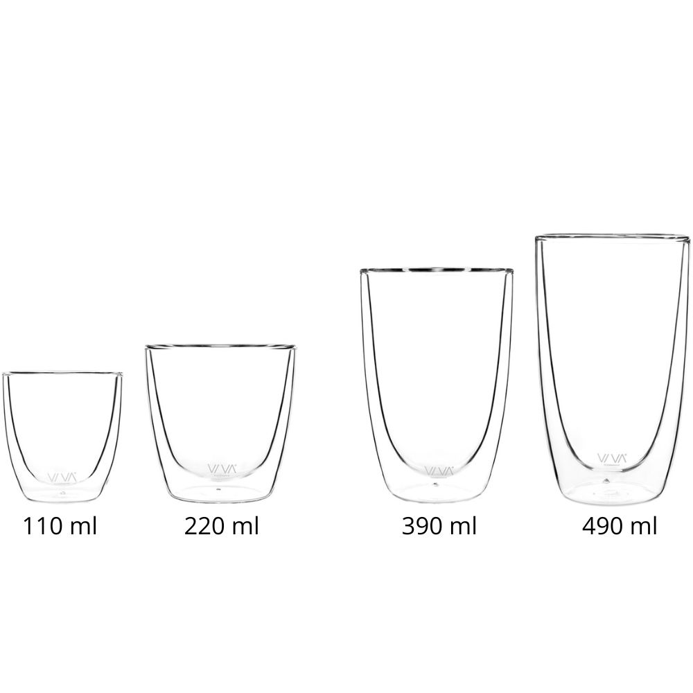 Teglas LAUREN, set i 2 delar, 220 ml, dubbelväggig, Viva Scandinavia