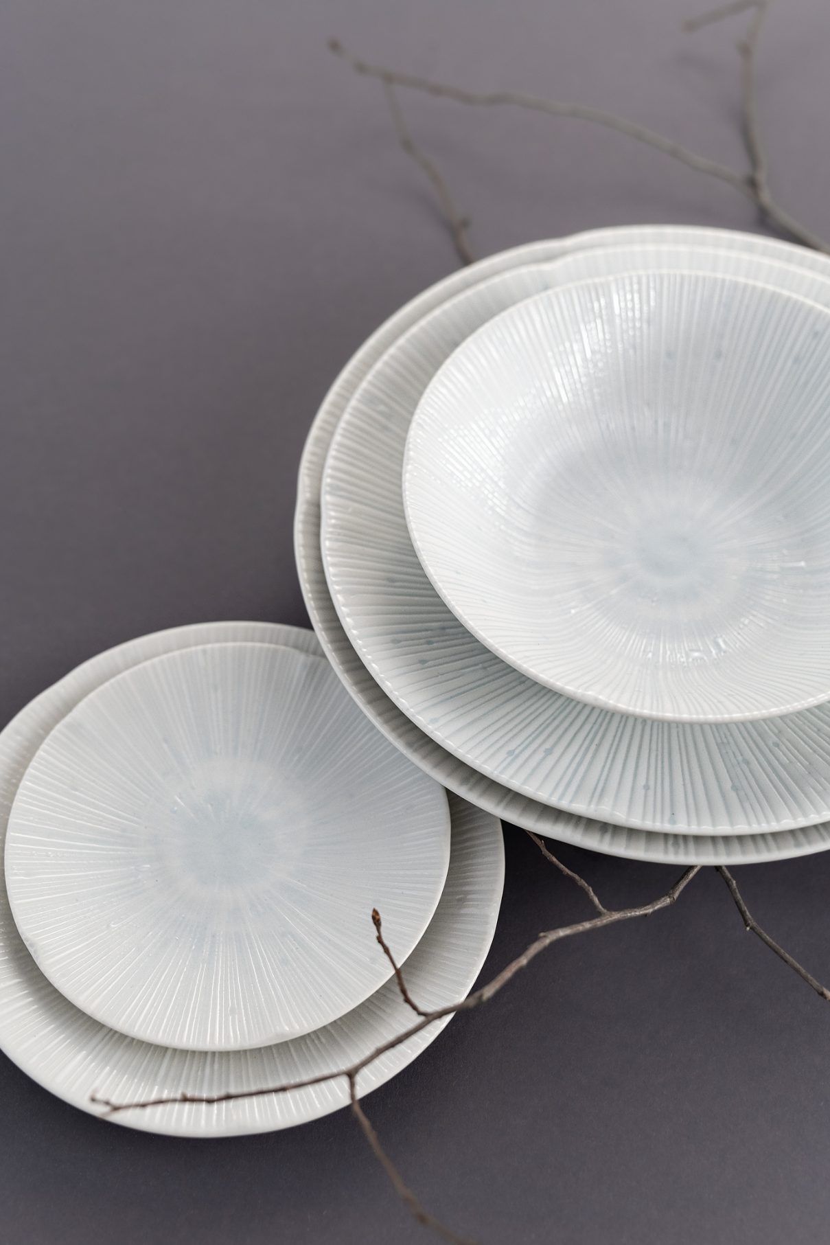 Middagstallrik ICE WHITE 24,5 cm, MIJ