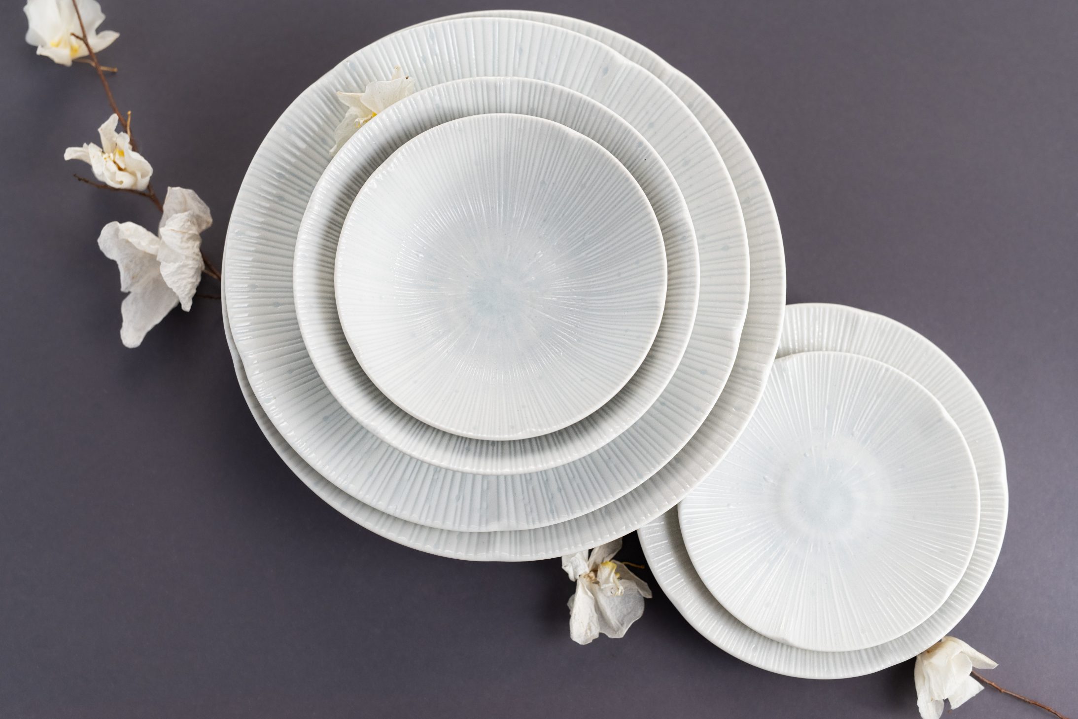 Middagstallrik ICE WHITE 24,5 cm, MIJ