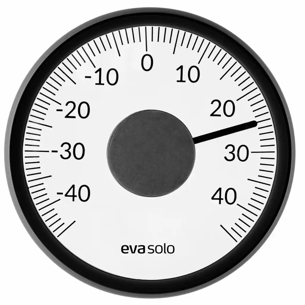 Utomhustermometer, svart, Eva Solo