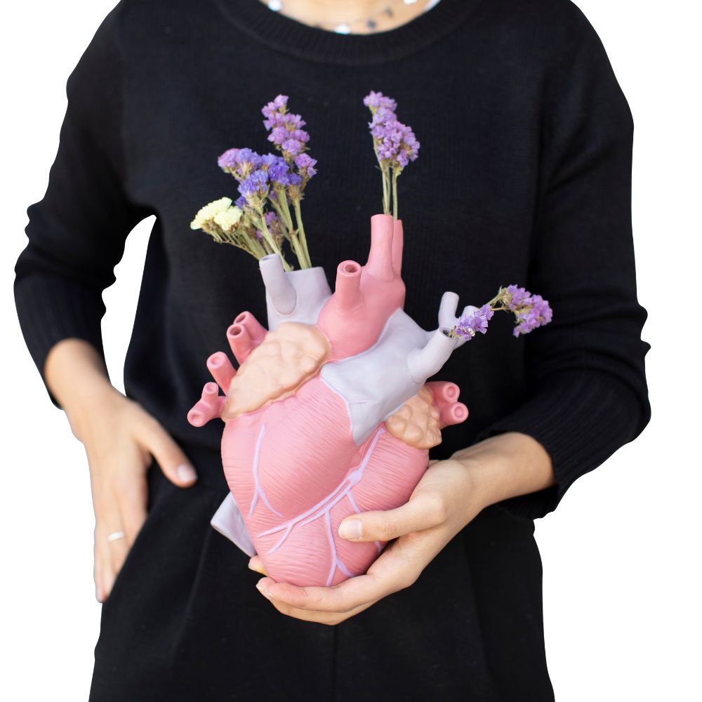 Vas LOVE IN BLOOM 25 cm, rosa, Seletti