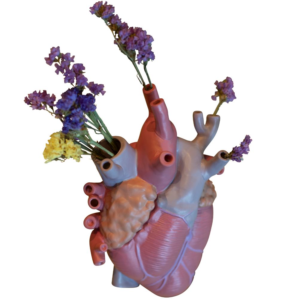 Vas LOVE IN BLOOM 25 cm, rosa, Seletti
