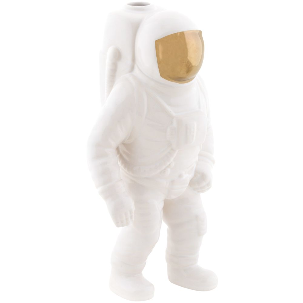 Vas COSMIC DINER STARMAN 28 cm, vit, Seletti