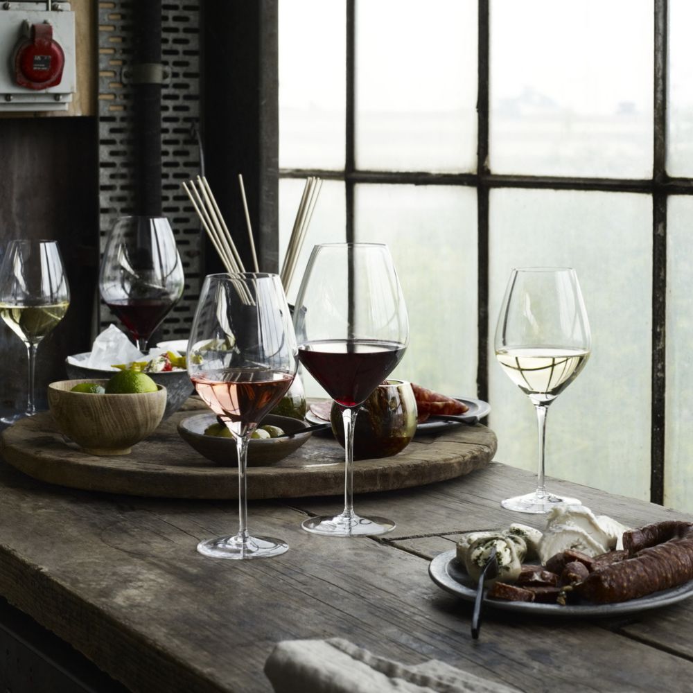 Rödvinsglas CABERNET, set i 6 delar, 520 ml, klar, Holmegaard