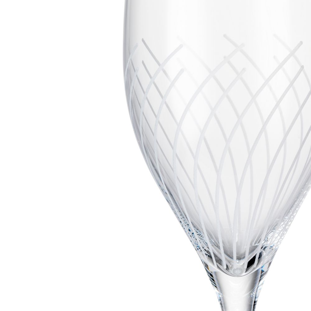 Champagneglas CABERNET LINES, set i 2 delar, 290 ml, klar, Holmegaard