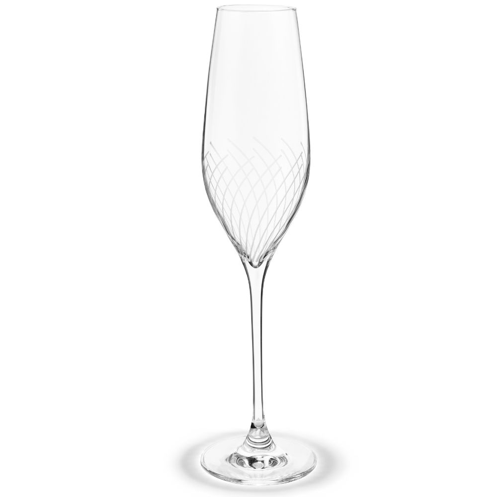 Champagneglas CABERNET LINES, set i 2 delar, 290 ml, klar, Holmegaard