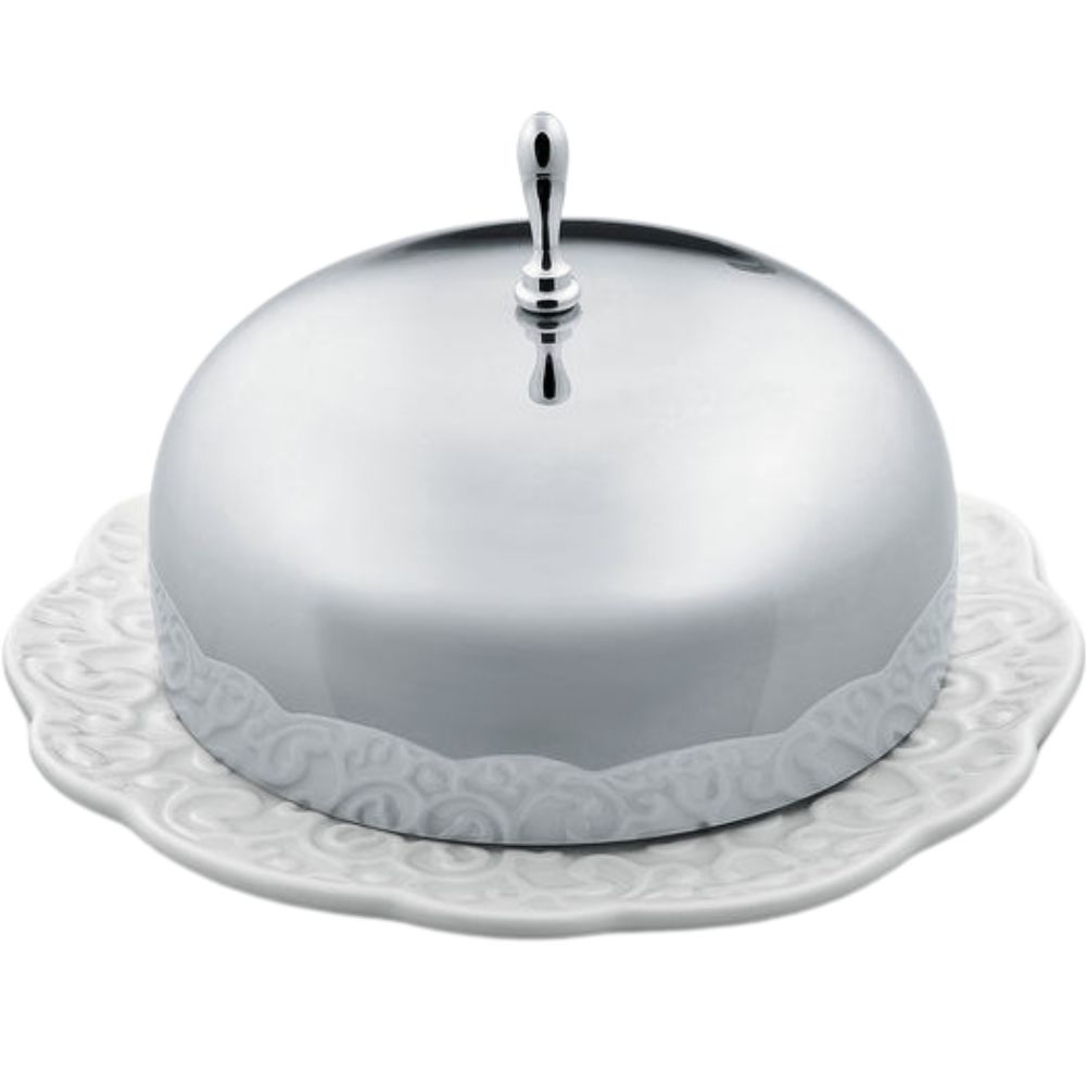 Smörform DRESSED, 12 cm, vit, Alessi