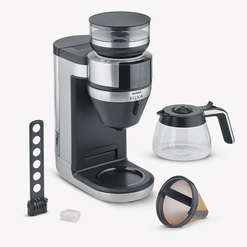 Kaffebryggare KA 4850 FILKA, silver, Severin