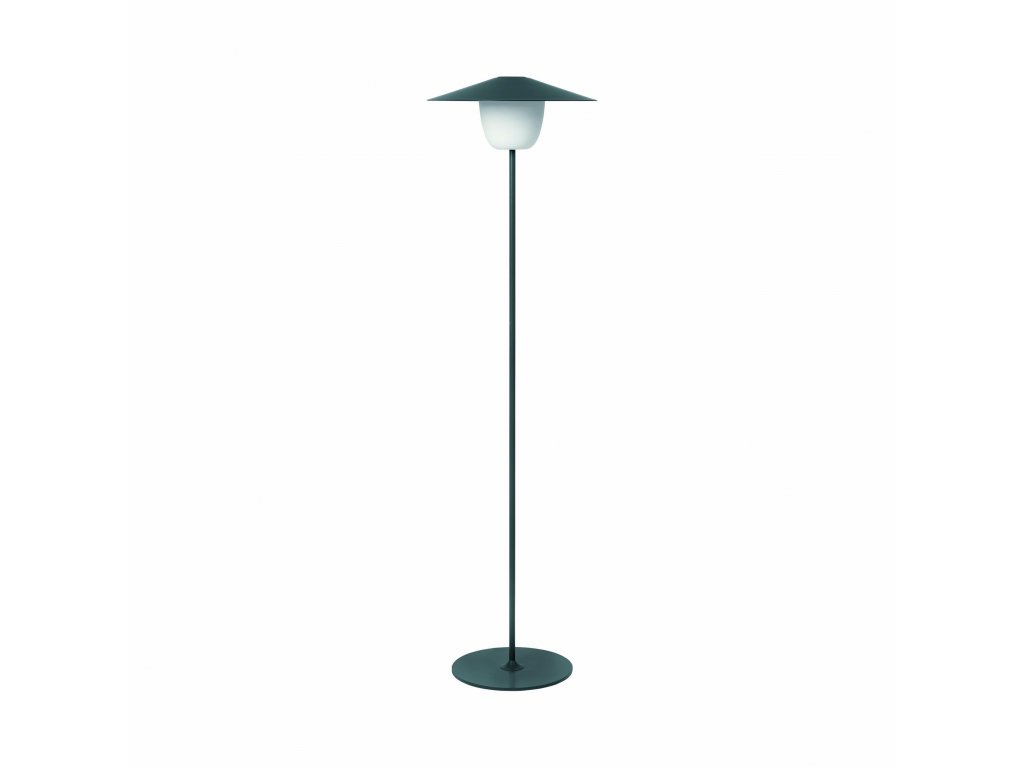 173159 2 stojaci lampa led prenosna tmave seda blomus
