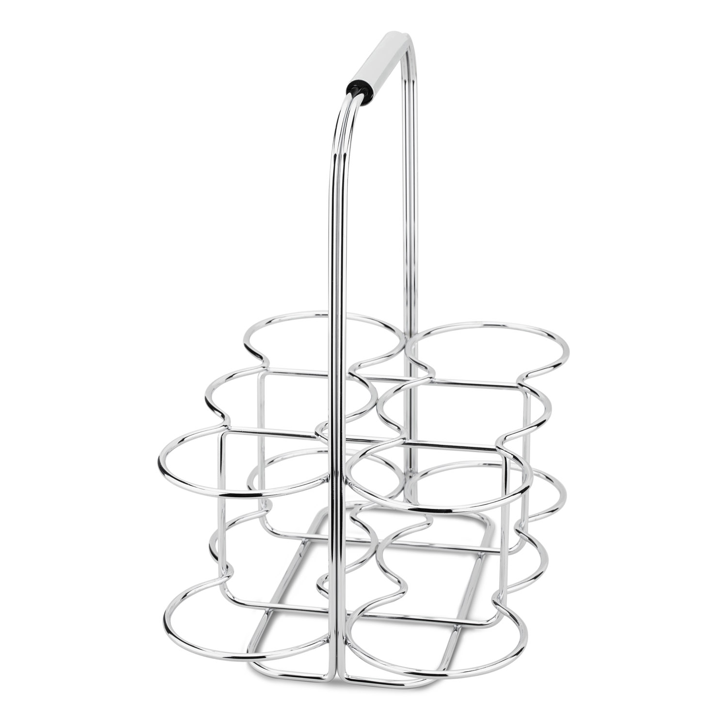 Vinflaskhållare WIRES, kromat rostfritt stål, Blomus