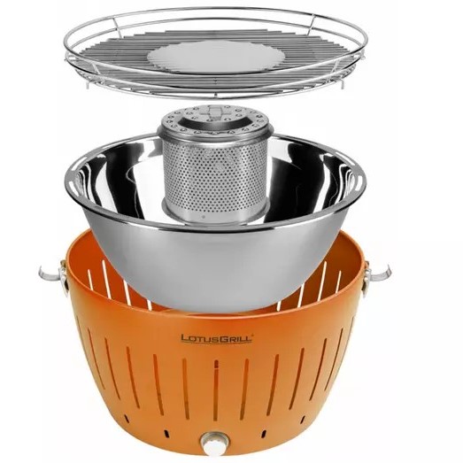Bordskolgrill, orange, LotusGrill