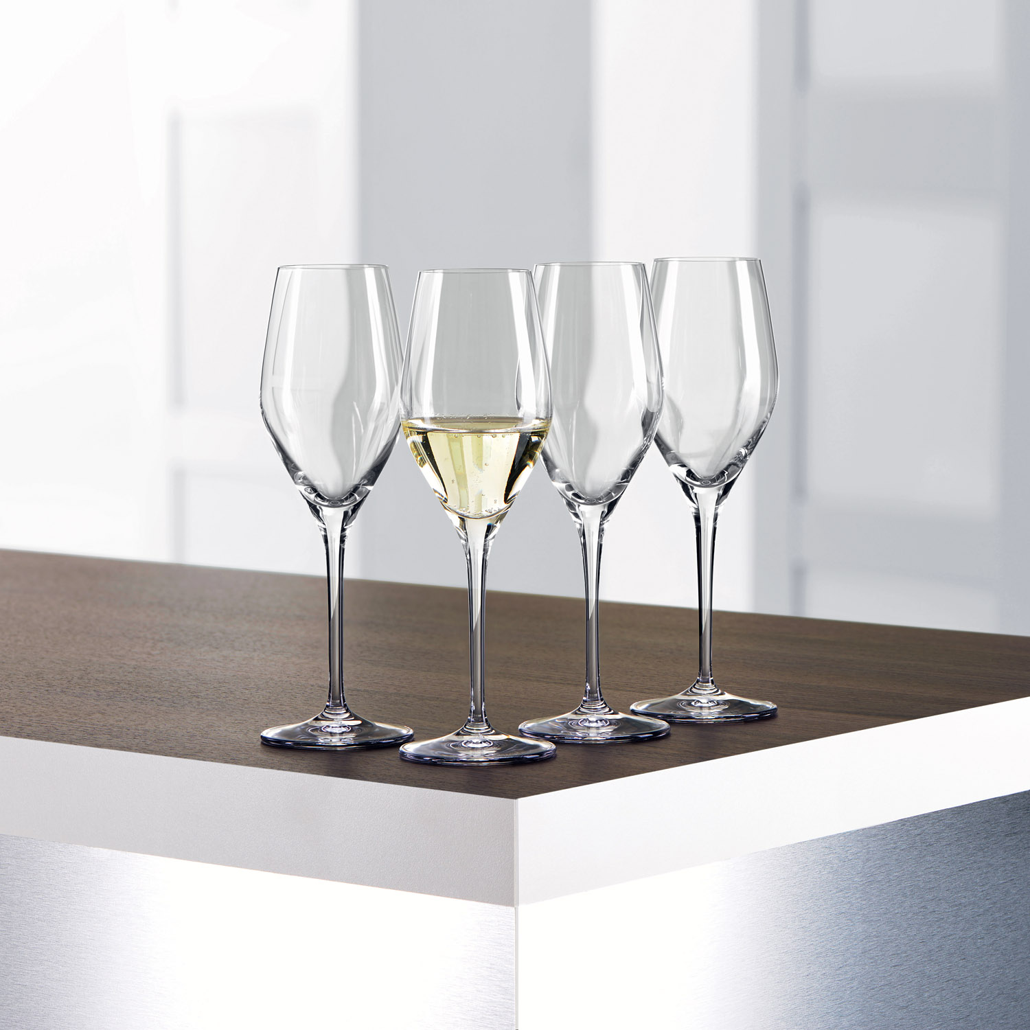 Champagneglas AUTHENTIS, set i 4 delar, 270 ml, Spiegelau