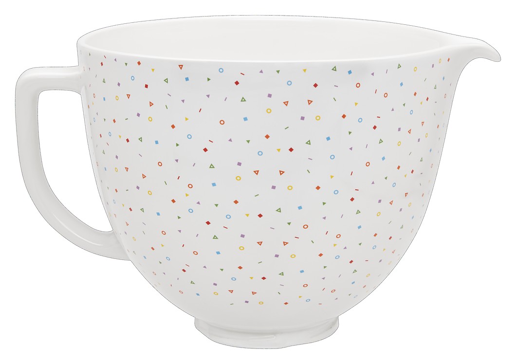 Skål för hushållsassistent SCATTERED CONFETTI 4,83 l, keramik, KitchenAid