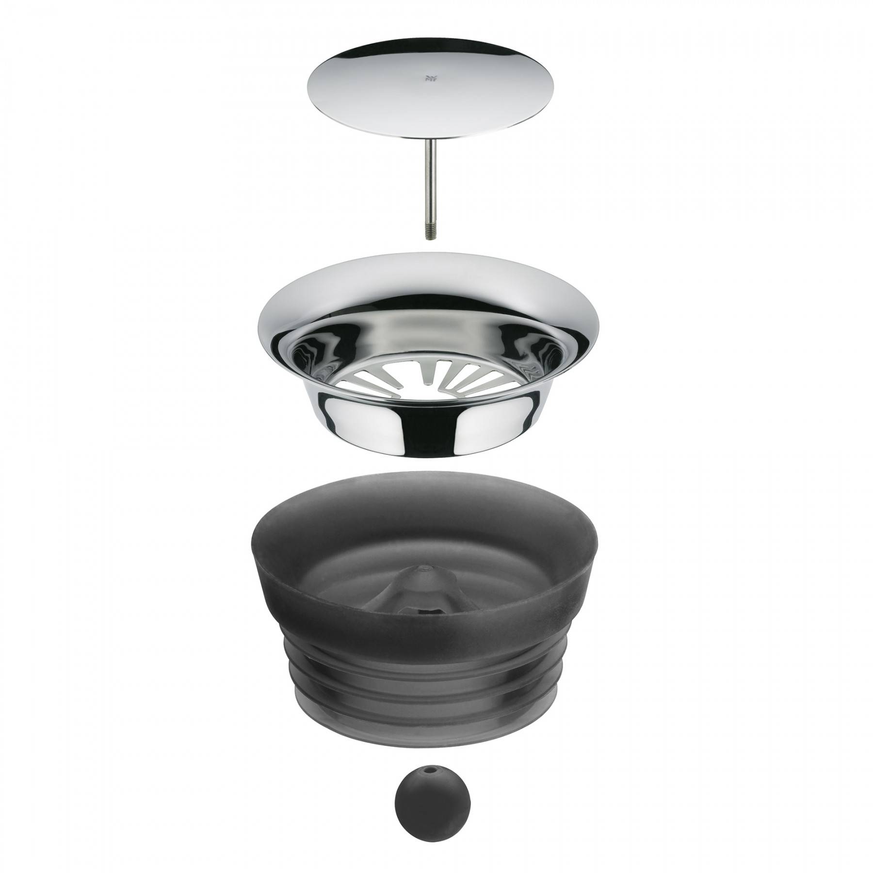 Vattenkaraff BASIC 1 l, med gyllene lock, WMF