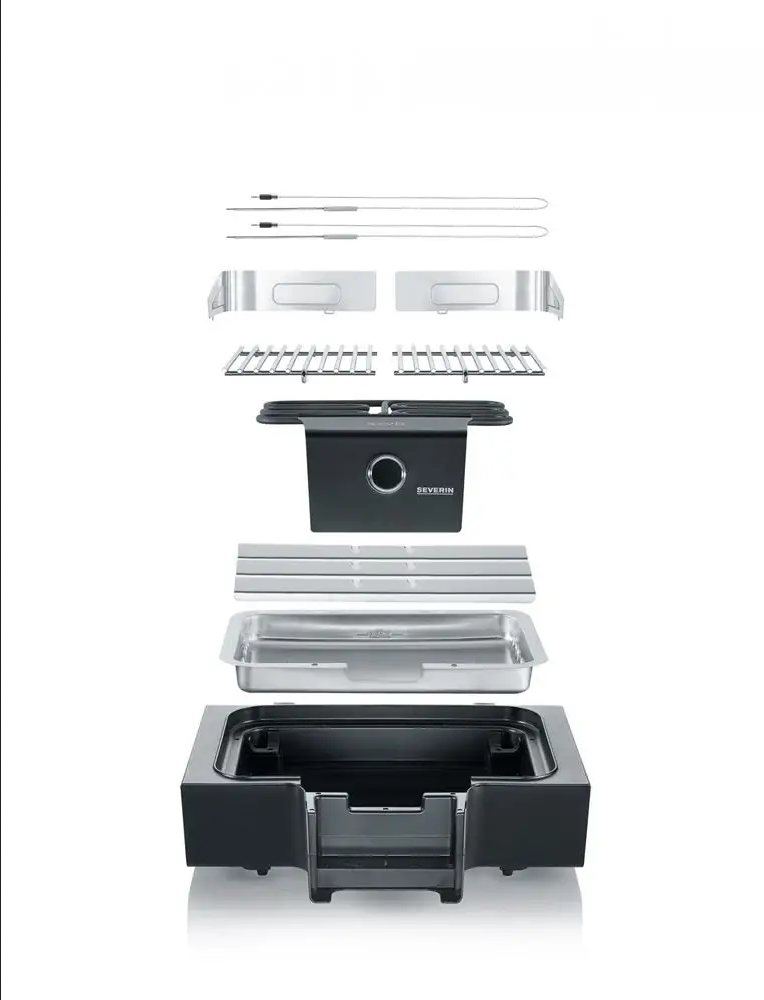 Elektrisk utegrill PG 8105 SEVO GS, 3000 W, Severin