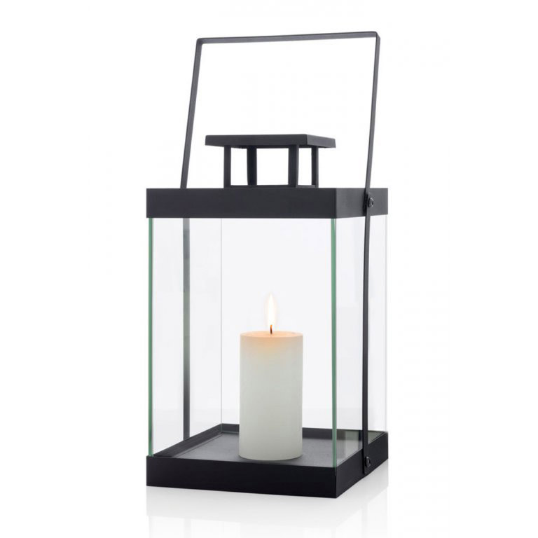 Lykta FINCA M 36,5 cm, svart, Blomus