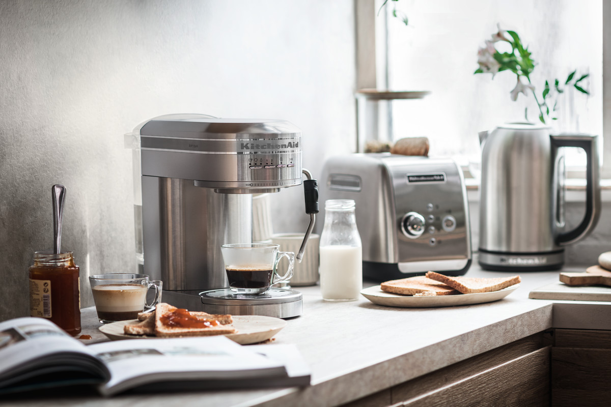 Halvautomatisk kaffemaskin ARTISAN 5KES6503ESX, rostfritt stål, KitchenAid