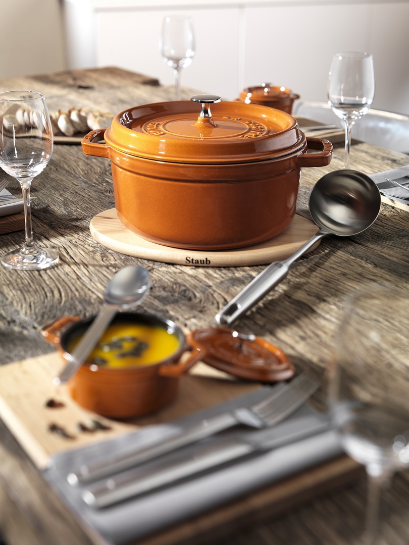 Stekgryta COCOTTE 24 cm, basilika, Staub