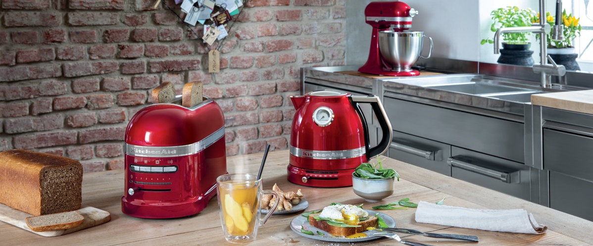 Vattenkokare med temperaturkontroll ARTISAN 5KEK1522EER 1,5 l, royal röd, KitchenAid