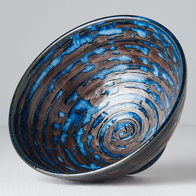 Matskål COPPER SWIRL 15 cm, 450 ml, MIJ