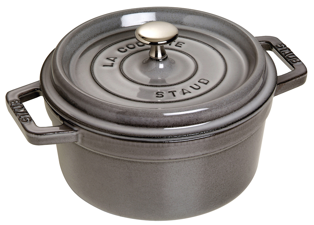 Gryta 26 cm, grafitgrå, gjutjärn, Staub