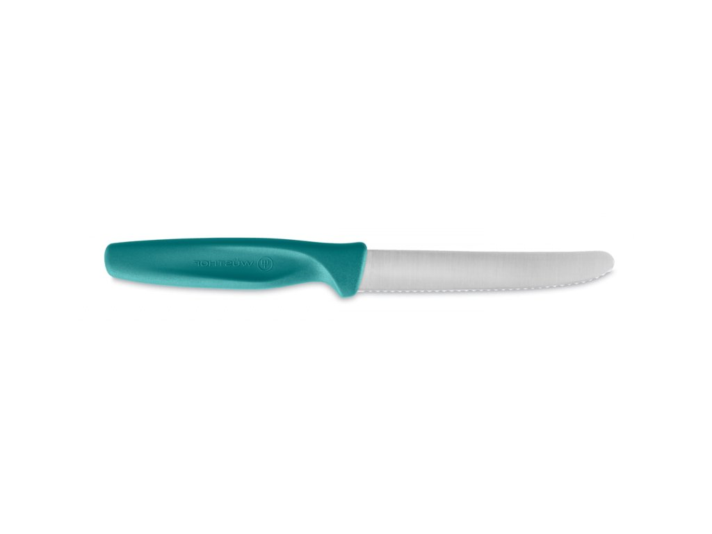 Grönsakskniv CREATE 10 cm, tandad blad, turkos, Wüsthof