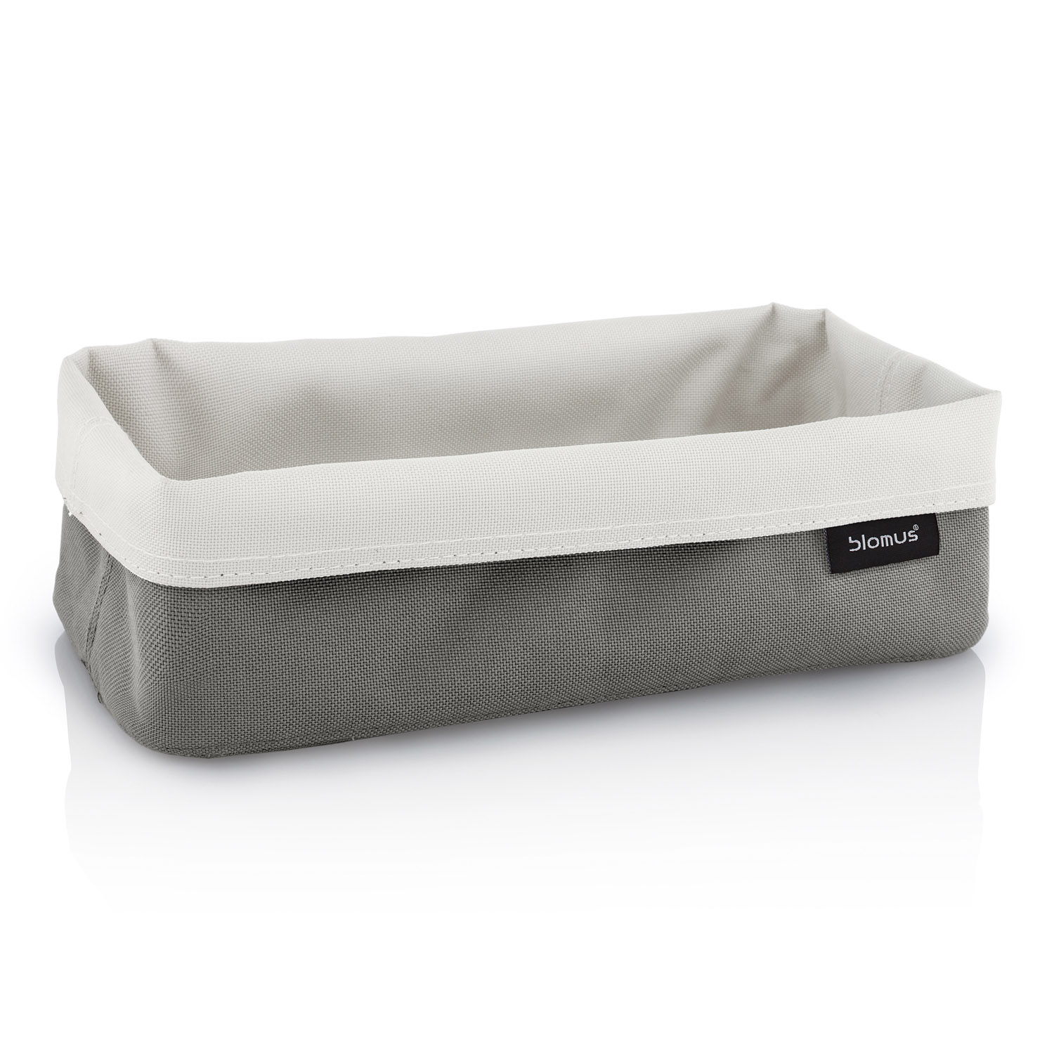 Förvaringskorg ARA L 23 cm, dubbelsidig, sand/grå/brun, Blomus