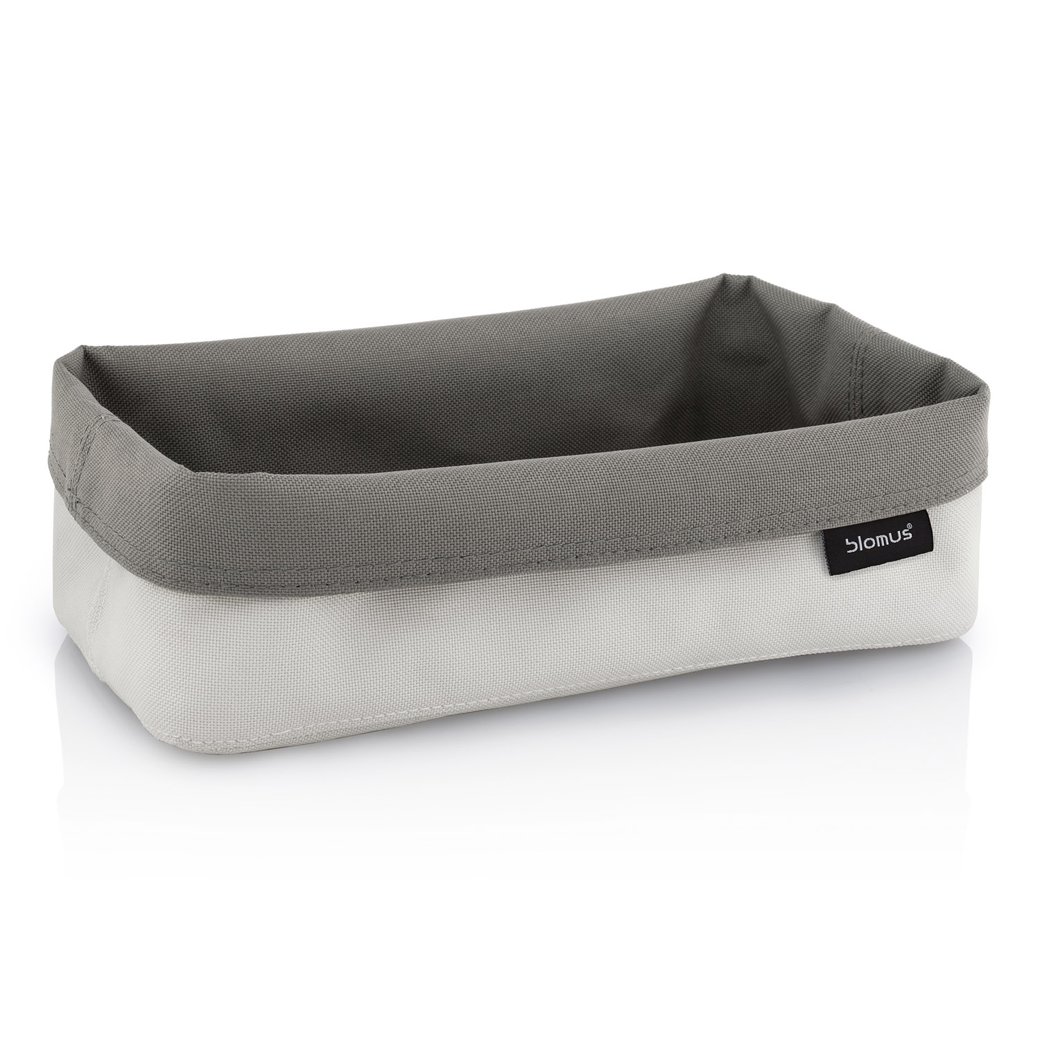 Förvaringskorg ARA L 23 cm, dubbelsidig, sand/grå/brun, Blomus