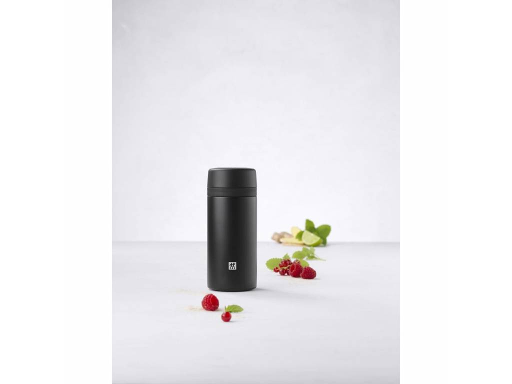 Resemugg 420 ml, med tesil, svart, Zwilling