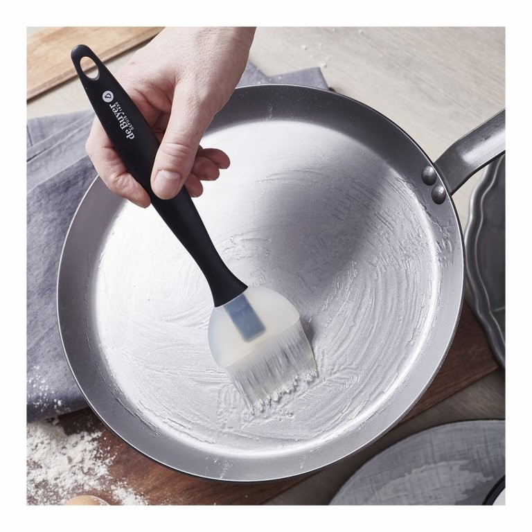 Crepepanna MINERAL B 26 cm, med slev och pensel, de Buyer