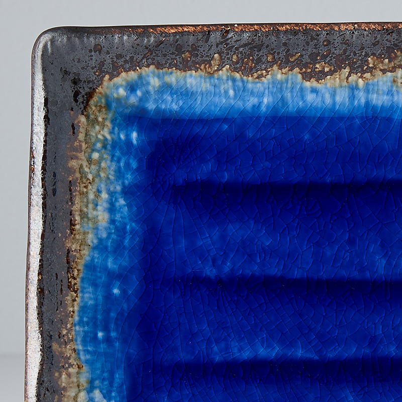 Sushi-tallrik COBALT BLUE 21 x 13 cm, MIJ
