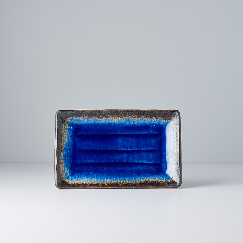 Sushi-tallrik COBALT BLUE 21 x 13 cm, MIJ